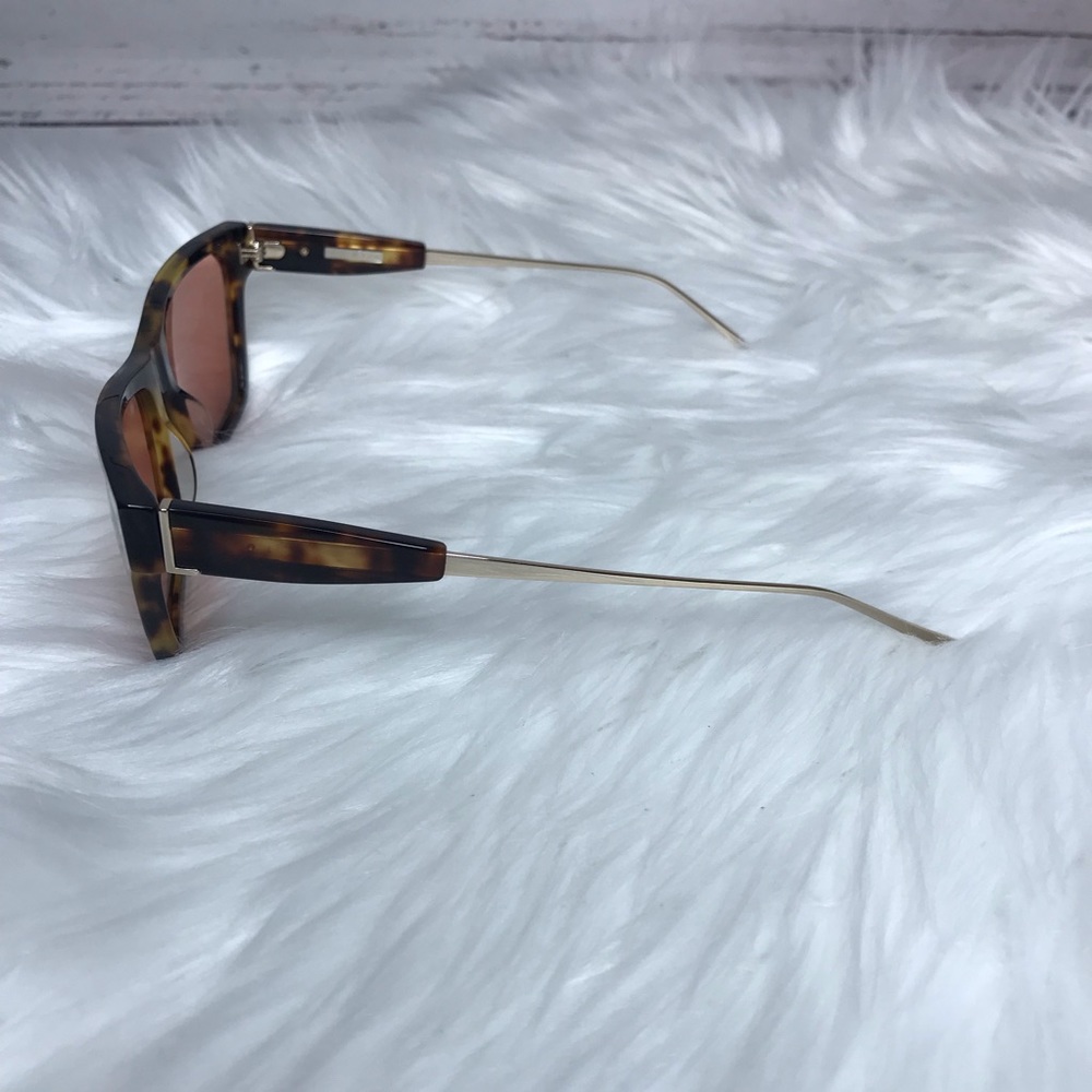 Derek Lam Natalie Cloud Tortoise Retro Sunglasses - Picture 16 of 16